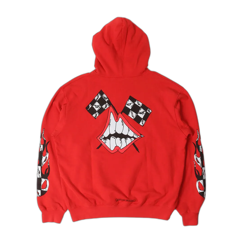 Chrome Hearts Red Hoodie Back