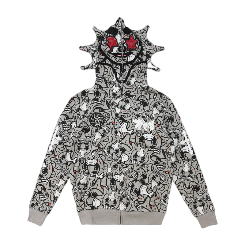 Glo Gang Zip Hoodie Back