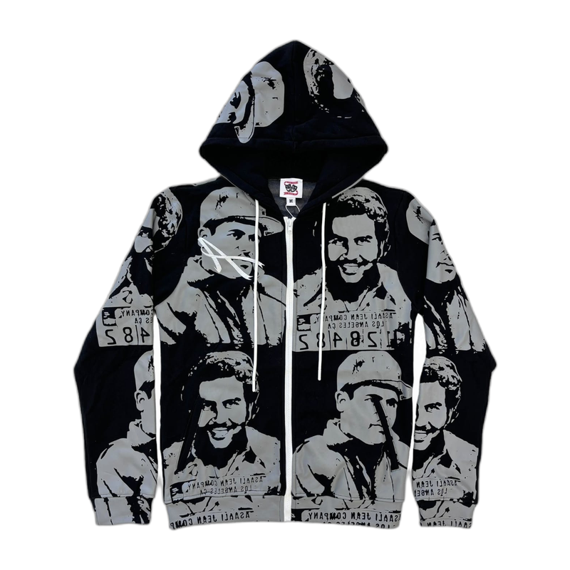 Mugshot Zip Hoodie Back