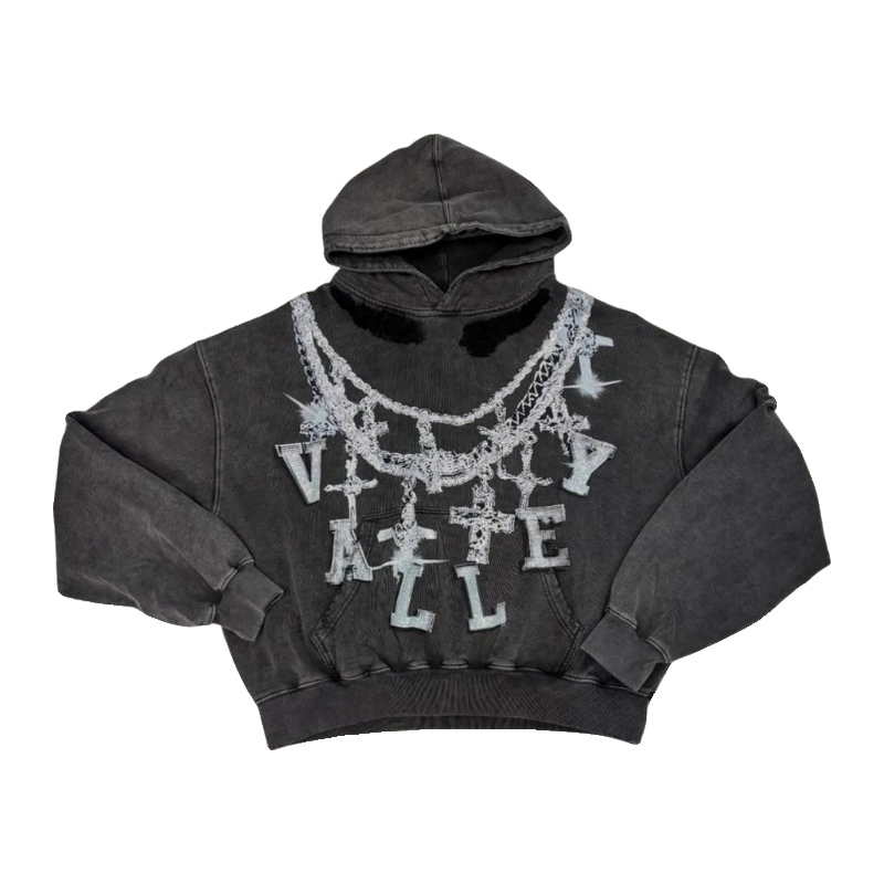 Cross Chain Hoodie