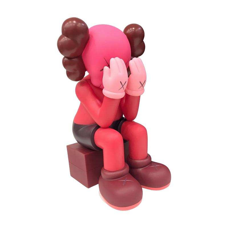 KAWS Passing Through Pink Back